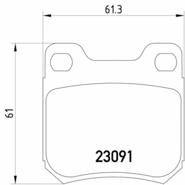 Pagid Brakes Disc Brake Pad, 355009041 355009041